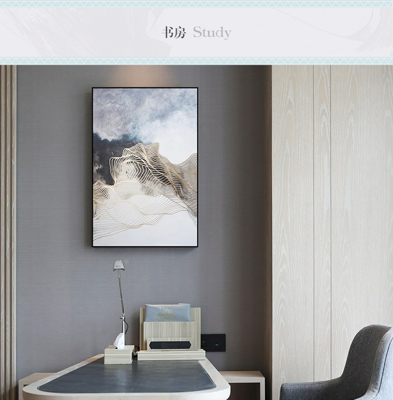 現(xiàn)代抽象裝飾畫 唯美風(fēng)景玄關(guān)走廊客廳掛畫 辦公室晶瓷畫 純手繪油畫 風(fēng)起云涌