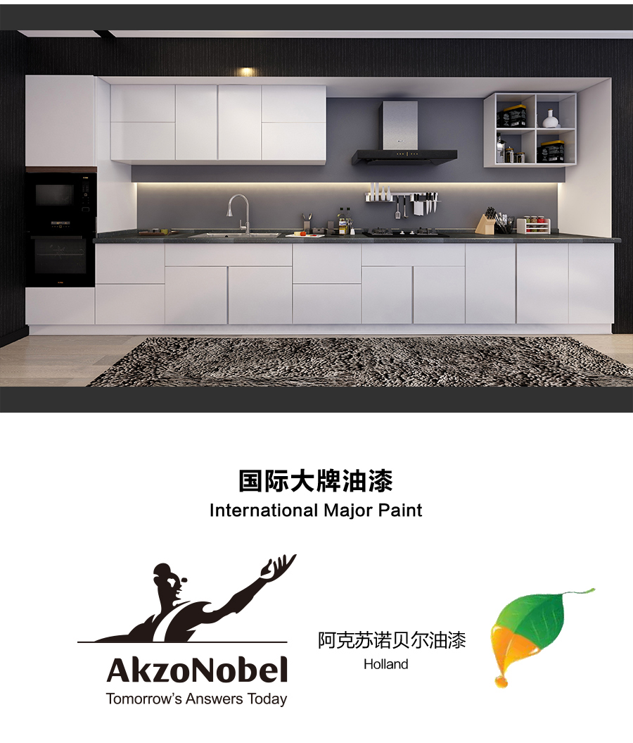 星空梵高定制櫥柜 現(xiàn)代簡約整體定制櫥柜 石英石臺面定制櫥柜 雙飾面-顆?？酒?10定制櫥柜