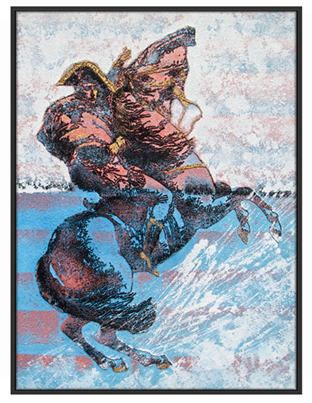 現(xiàn)代創(chuàng)意客廳裝飾畫 臥室原創(chuàng)手繪砂巖立體畫 走廊過(guò)道環(huán)保PS框掛畫 拿破侖