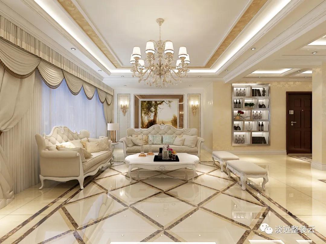 遼陽92平米的簡歐裝修風格案例賞析 遼陽92平米的簡歐裝修風格案例賞析