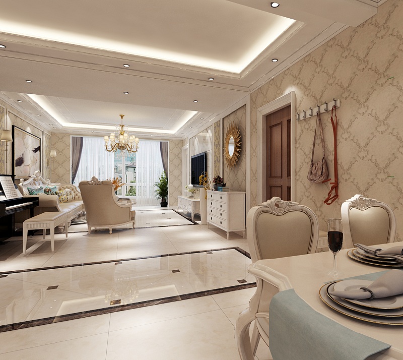 遼陽簡(jiǎn)歐式裝修效果案例賞析